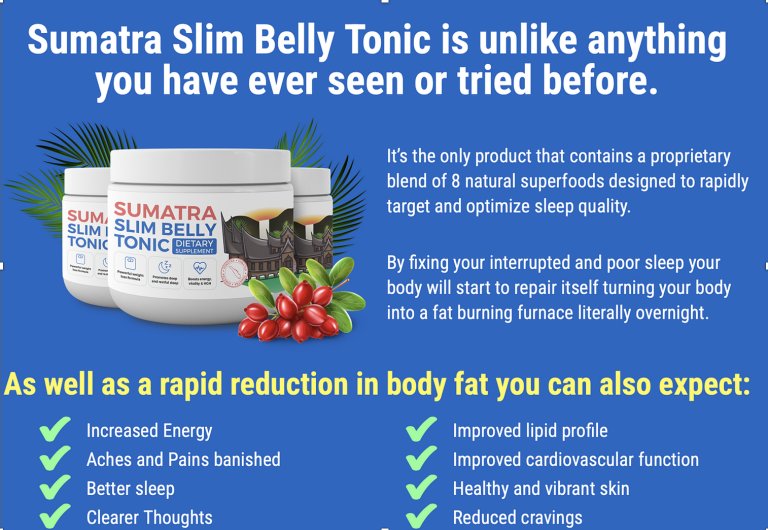 Slim Belly with Sumatra tonic